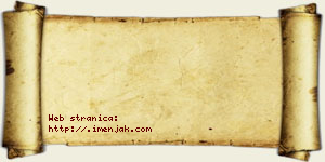 Anđela Milenković vizit kartica